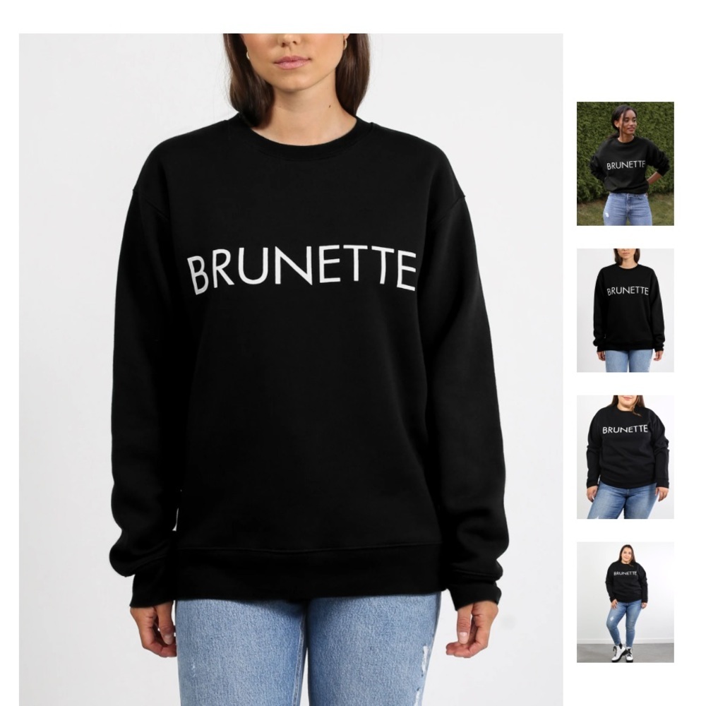 Brunette The Label "Brunette" Classic Crewneck size XS/S